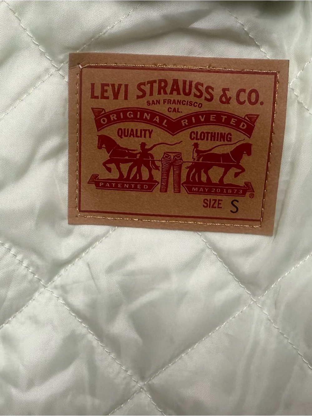 Levi’s Sherpa Ex-Boyfriend Sage Corduroy Trucker Jacket - Picture 6 of 9